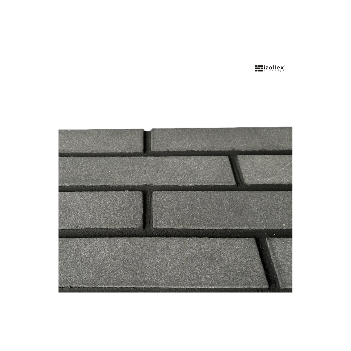 Płytki elewacyjne 5185 Essen – czarne, gładkie, elastyczne | Izoflex