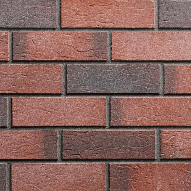 elastyczne płytki elewacyjne Izoflex 6068 Sonora w ceglanych odcieniach