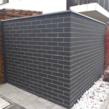 Ogrodzenie z płytkami klinkierowymi Izoflex 5108 Grenada