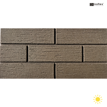 Antracytowe płytki elewacyjne IO162 – ujęcie w świetle naturalnym