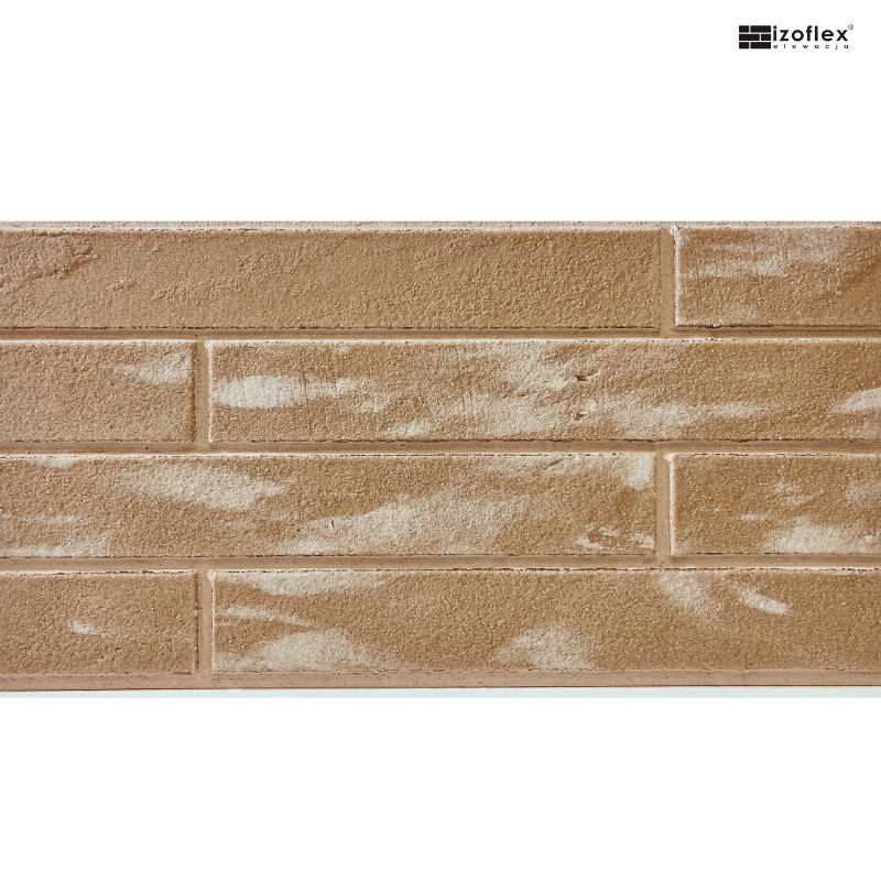 Jasnobeżowa płytka elewacyjna IO339 z delikatnymi przetarciami