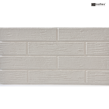 IO351 – płytki ścienne w jasnym kremowo-białym odcieniu widok całej kompozycji z fugą