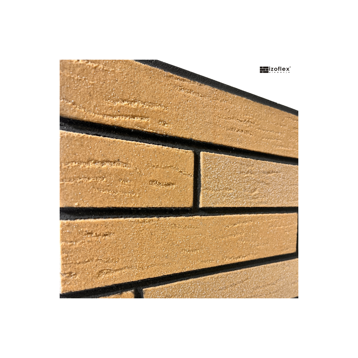 Klinkier elastyczny w odcieniu ciepłego piasku widok boczny