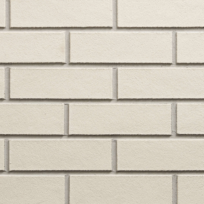 Izoflex 1025 Gwinea – elastyczne płytki elewacyjne o gładkiej fakturze, jasny odcień z regularnym układem spoin