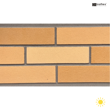 Elastyczne płytki elewacyjne Sandmix 7 – jasne beże i piaskowa lekkość