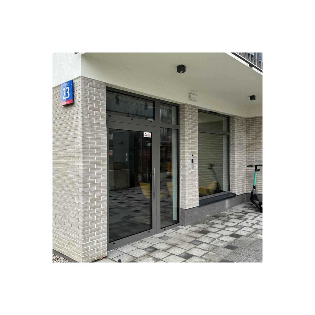 Fuga na kleju K03 płytki elewacyjne