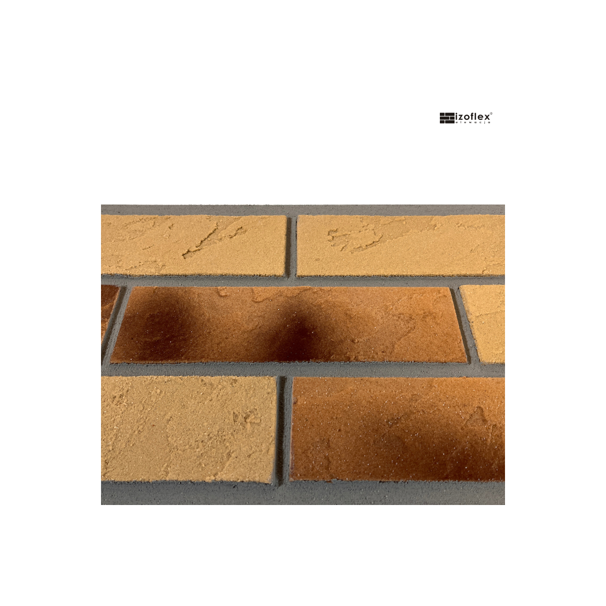 Elewacja z płytek IO335 mix żółty – naturalne odcienie żółci i brązu