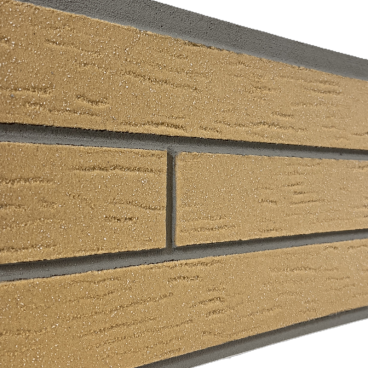 Płytki elewacyjne Izoflex IO37 – ciepły, piaskowy odcień cegły