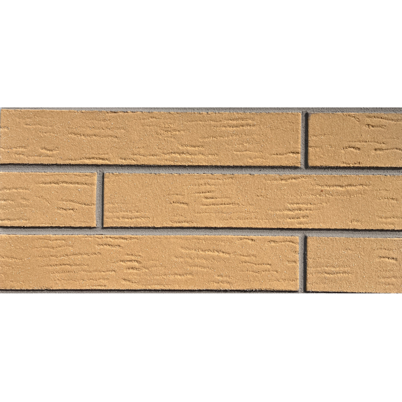 Płytki elewacyjne Izoflex IO37 – ciepły, piaskowy odcień cegły